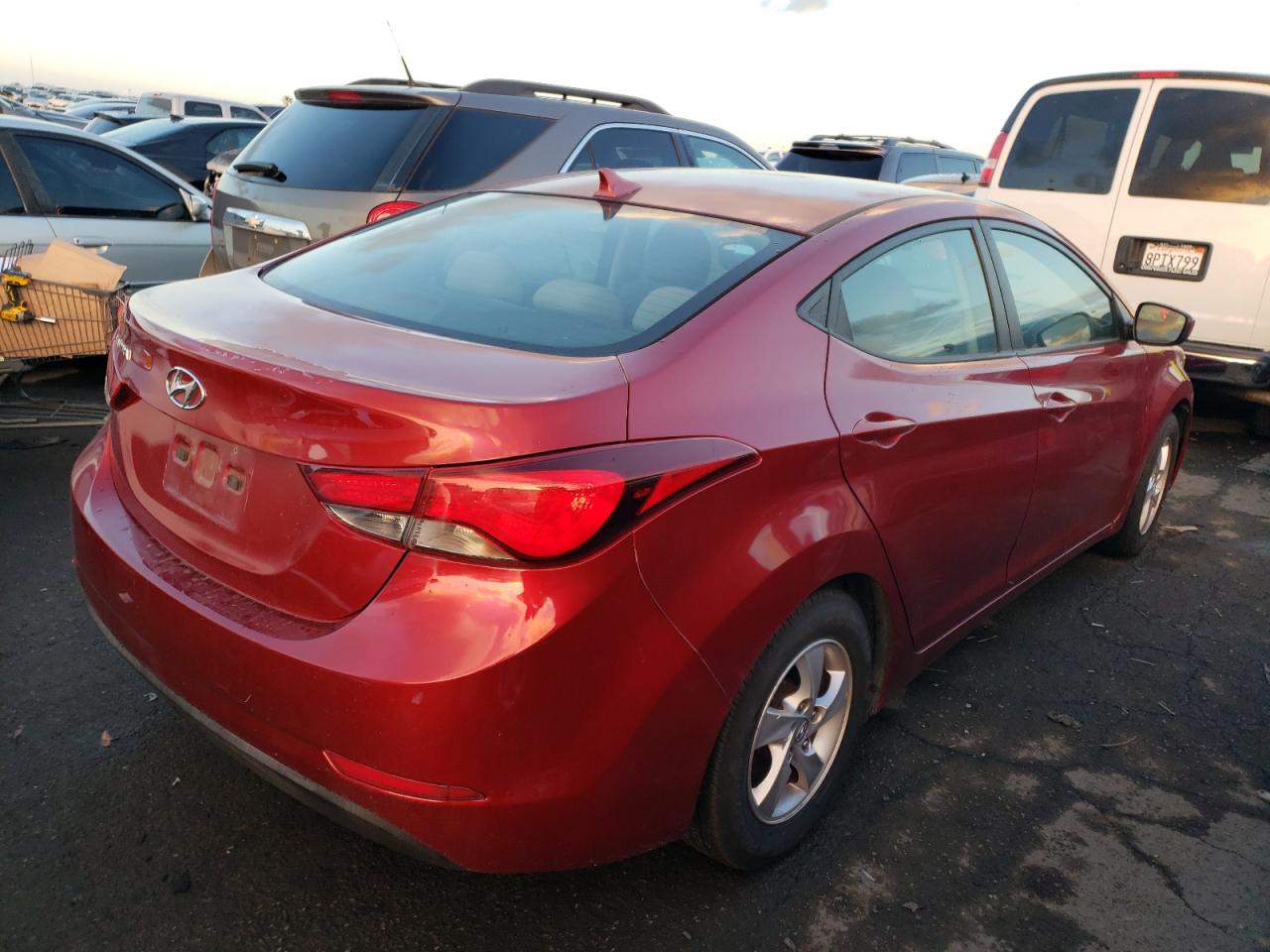 Изображение 3 2015 HYUNDAI ELANTRA SE 2015 с VIN 5NPDH4AE0FH595388