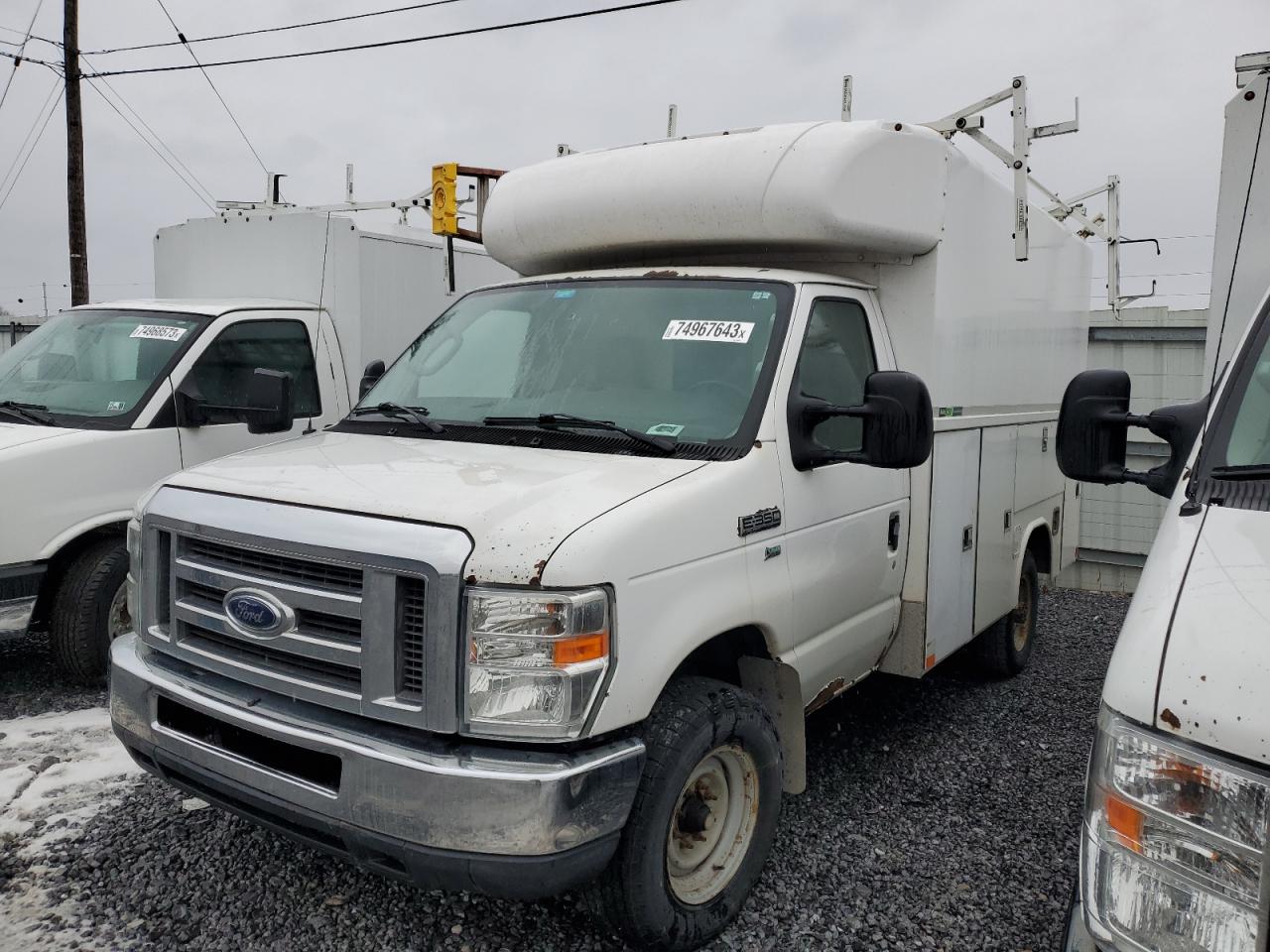 Image 1 of 2013 FORD ECONOLINE E350 SUPER DUTY CUTAWAY VAN 2013 with VIN 1FDWE3FL5DDA08023