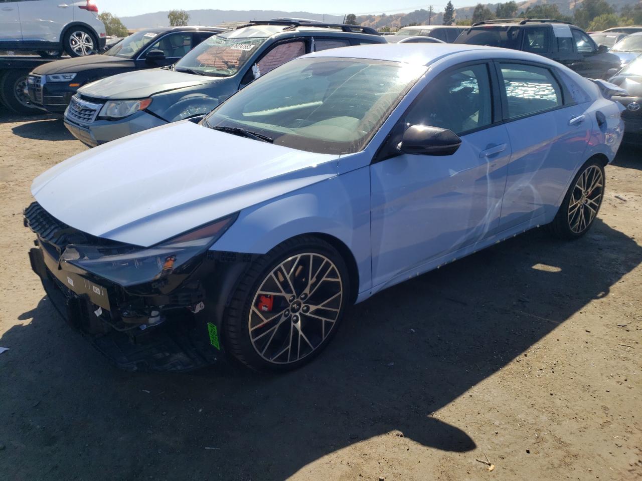 Image 1 of 2022 HYUNDAI ELANTRA N  2022 with VIN KMHLW4AK0NU003592