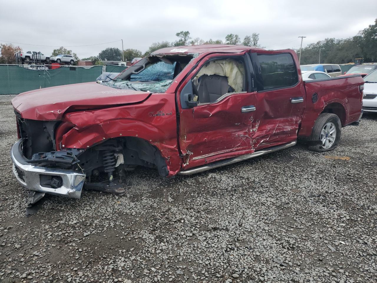 Image 1 of 2017 FORD F150 SUPERCREW 2017 with VIN 1FTEW1CF7HFB22924