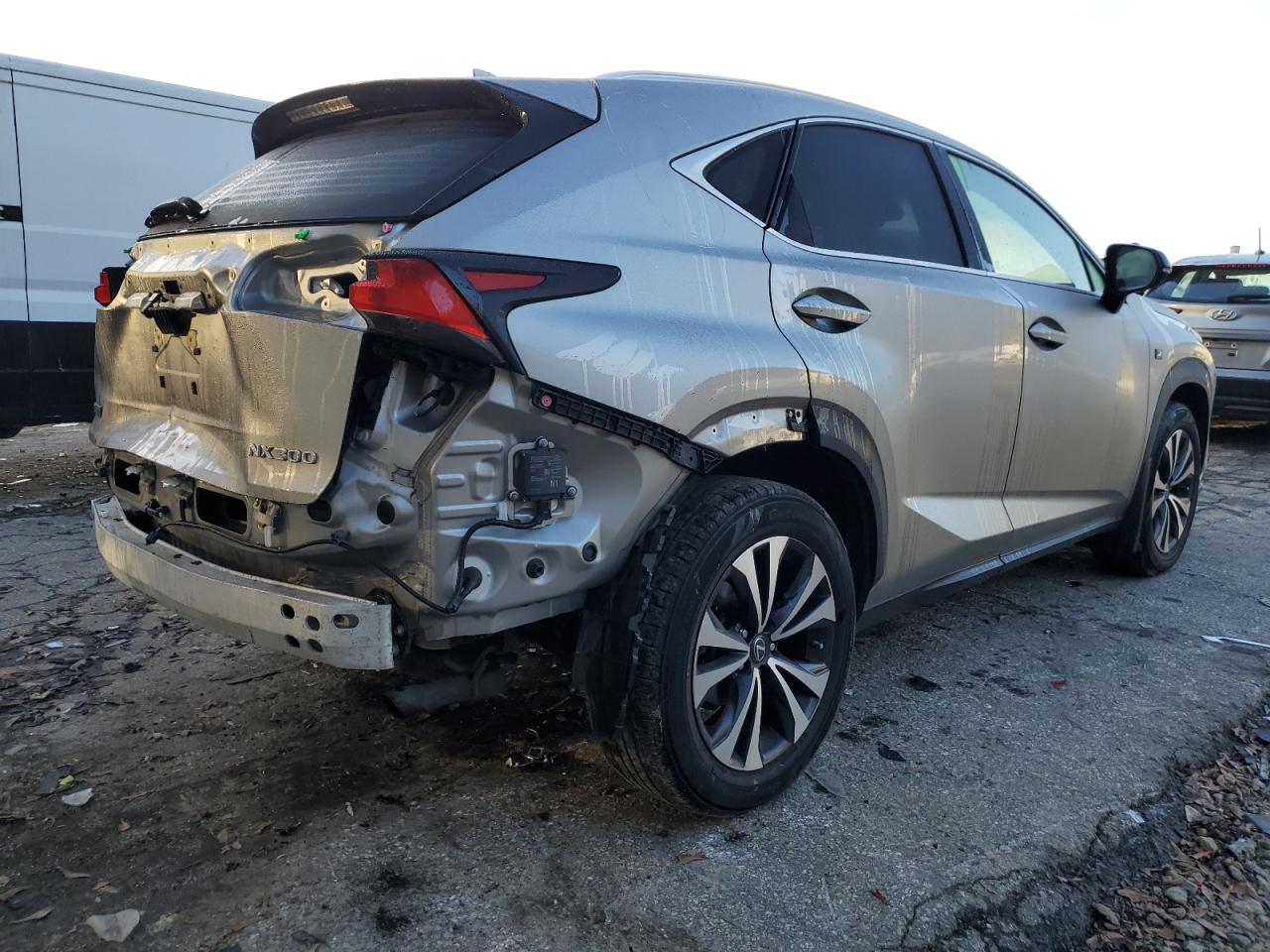 Image 3 of 2020 LEXUS NX 300 F-SPORT 2020 with VIN JTJSARDZ2L5001853