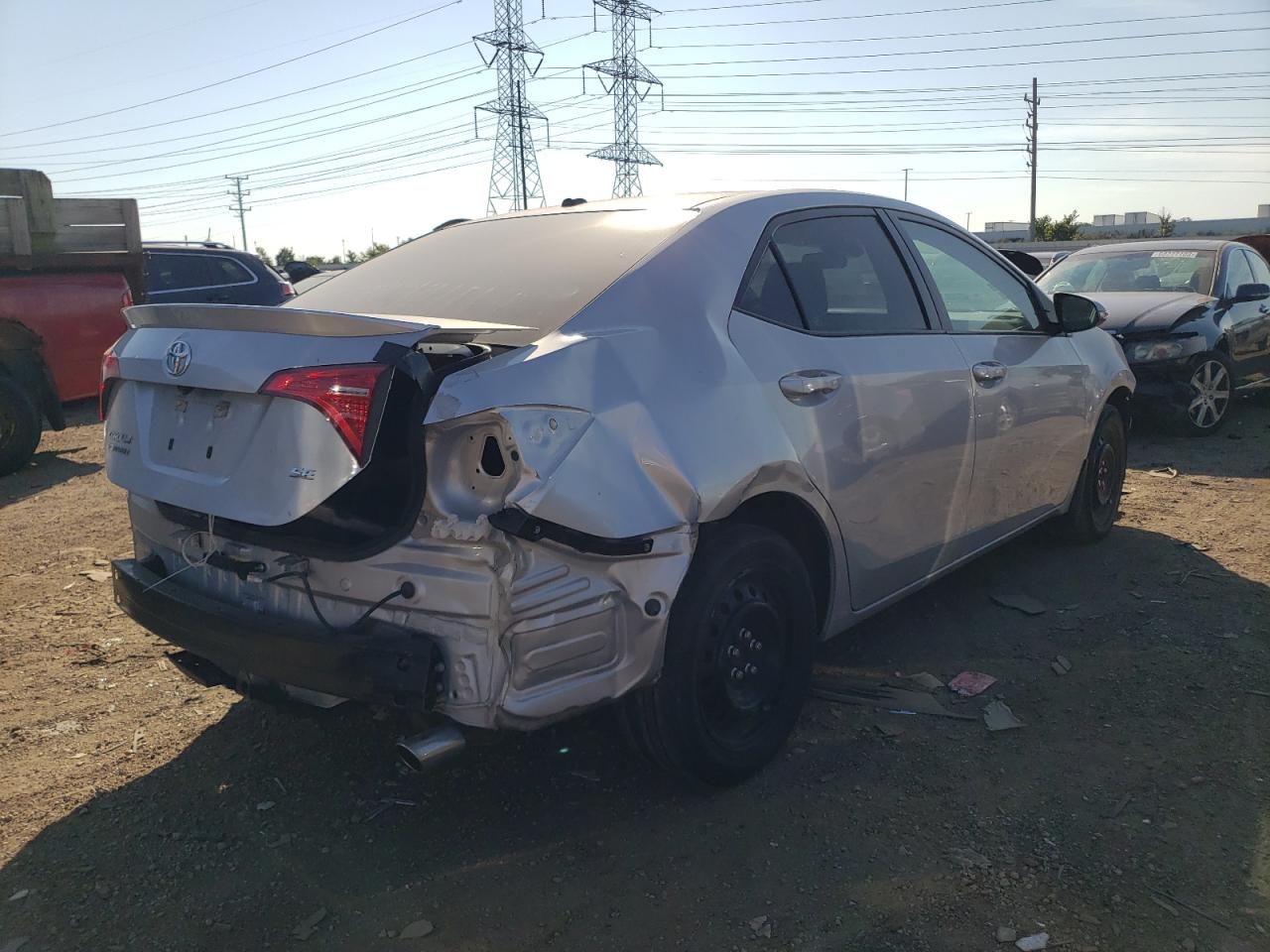 Image 3 of 2017 TOYOTA COROLLA L 2017 with VIN 5YFBURHE0HP603193