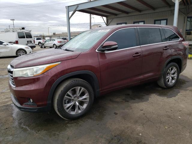 2015 TOYOTA HIGHLANDER LE 2015 image