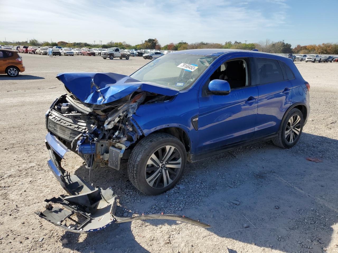 Image 1 of 2020 MITSUBISHI OUTLANDER SPORT ES 2020 with VIN JA4AP3AU6LU011823