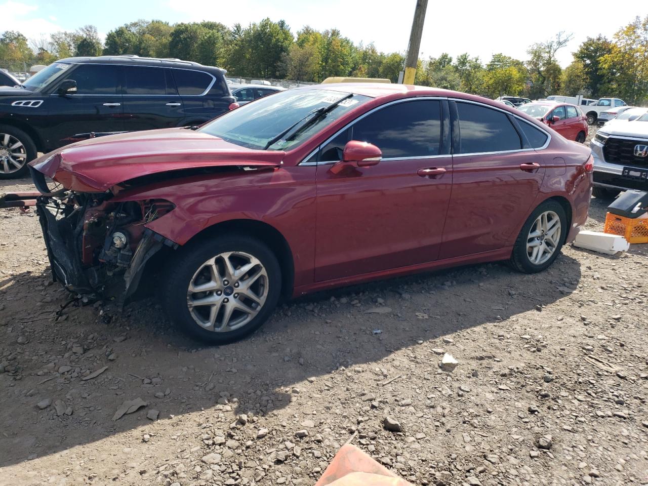 Obraz 1 z 2015 FORD FUSION SE 2015 z VIN 1FA6P0HD3F5106148