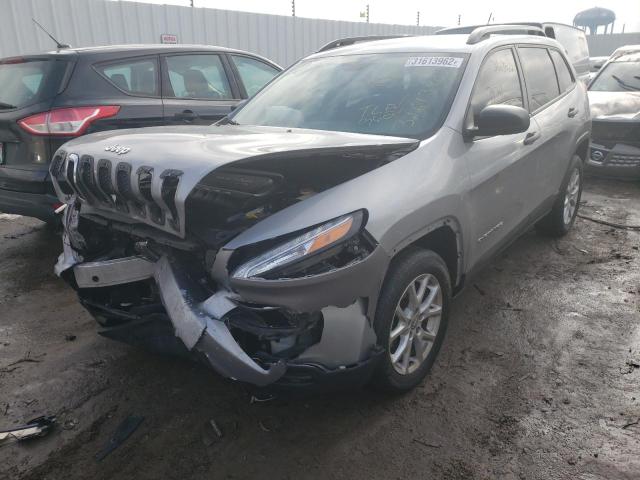 Image 2 of 2017 JEEP CHEROKEE SPORT 2017 with VIN 1C4PJLAB2HW593074