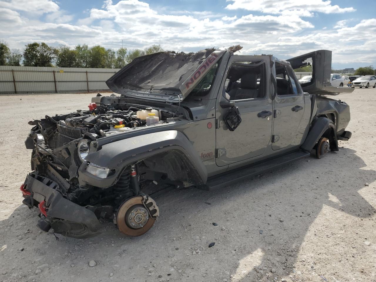 Image 1 of 2022 JEEP GLADIATOR RUBICON 2022 with VIN 1C6JJTBG0NL154587