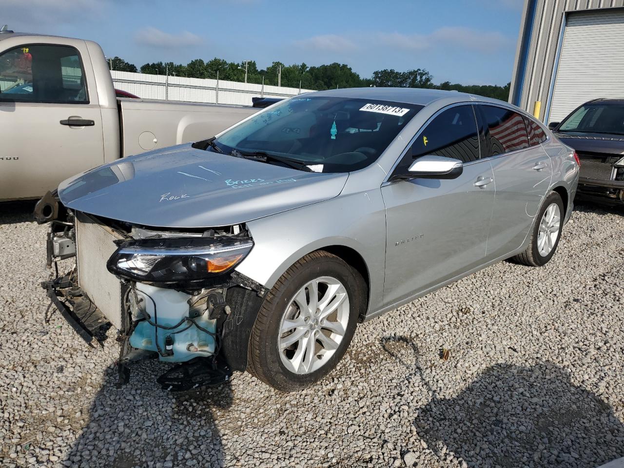 Image 1 of 2018 CHEVROLET MALIBU LT 2018 with VIN 1G1ZD5ST0JF210458