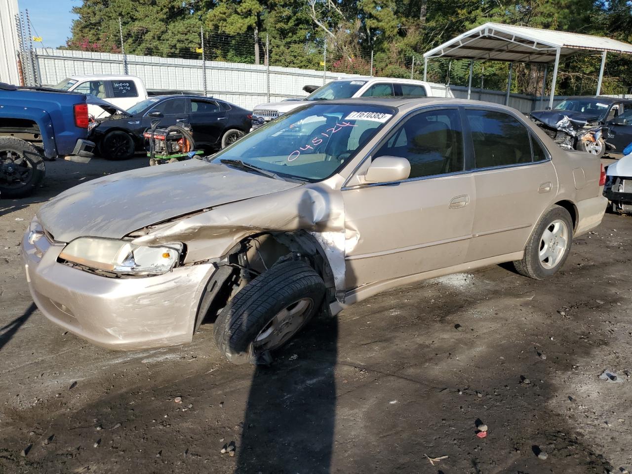 Image 1 of 2000 HONDA ACCORD EX 2000 with VIN 1HGCG1659YA045124