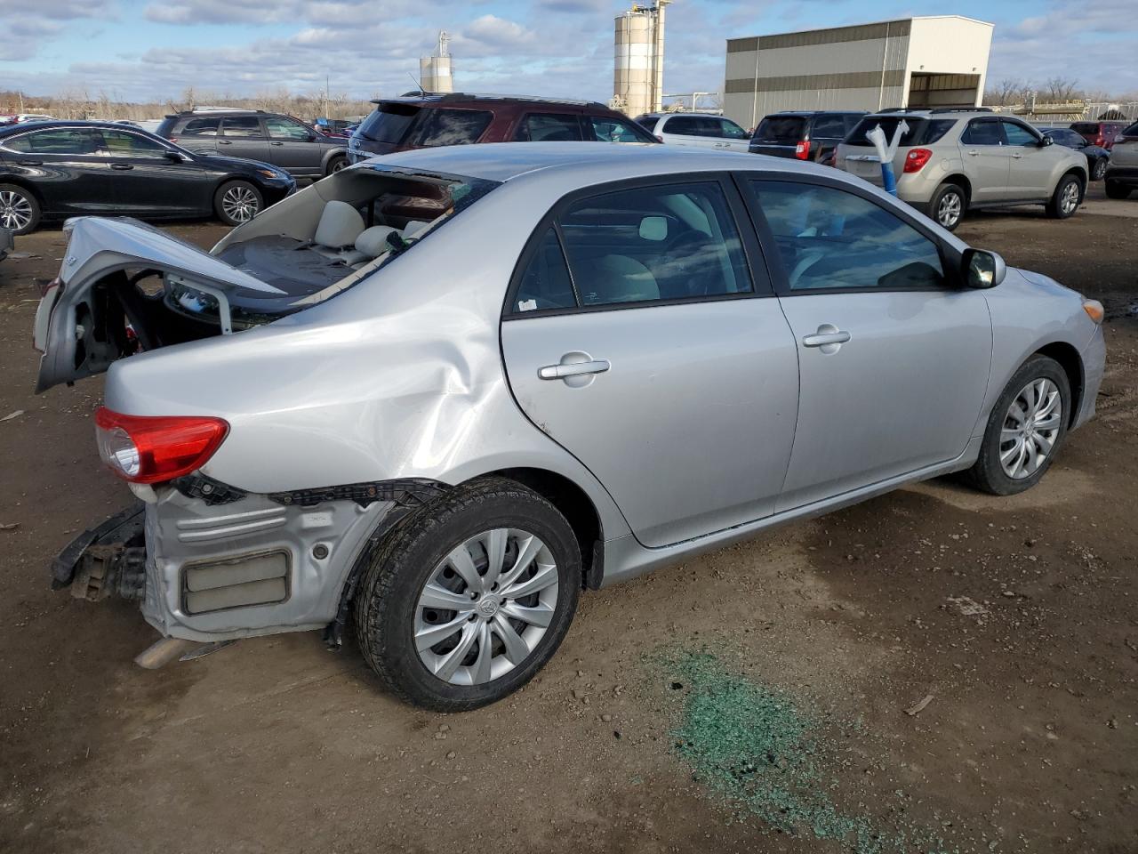 Image 3 of 2012 TOYOTA COROLLA BASE 2012 with VIN 2T1BU4EE2CC839747