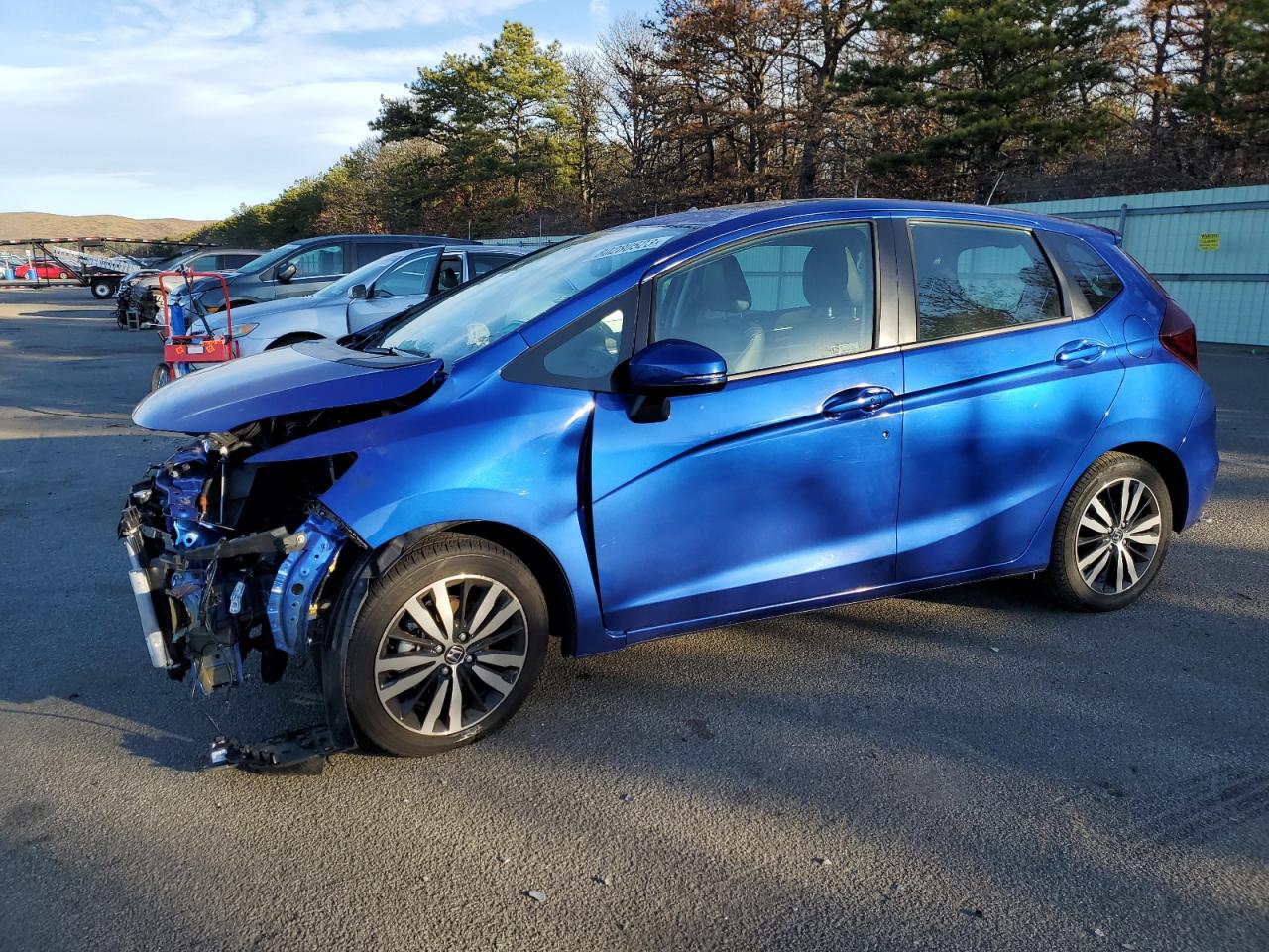 Изображение 1 2019 HONDA FIT EXL 2019 с VIN 3HGGK5H93KM718393