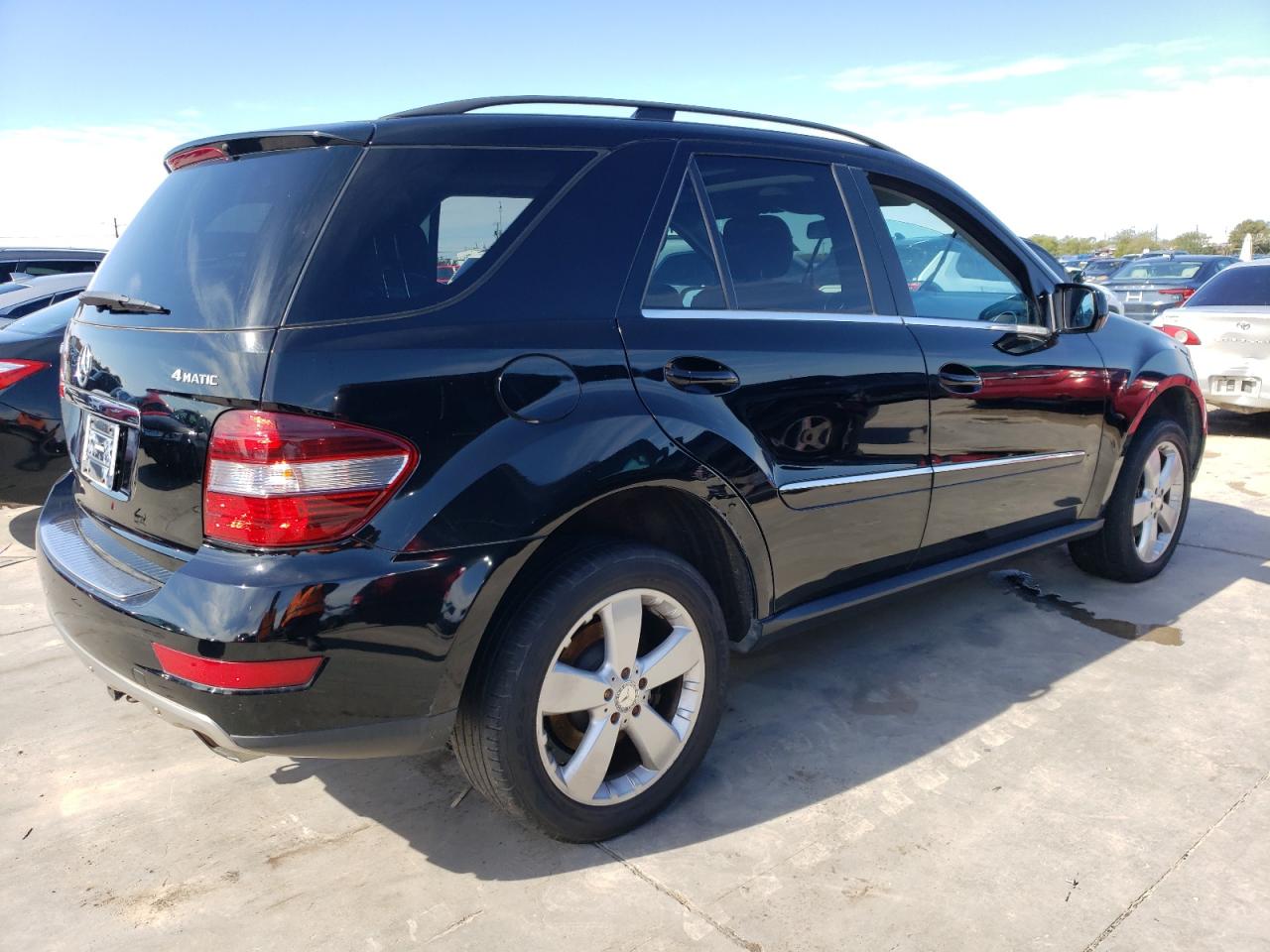 Image 3 of 2010 MERCEDES-BENZ ML 350 4MATIC 2010 with VIN 4JGBB8GB6AA574683