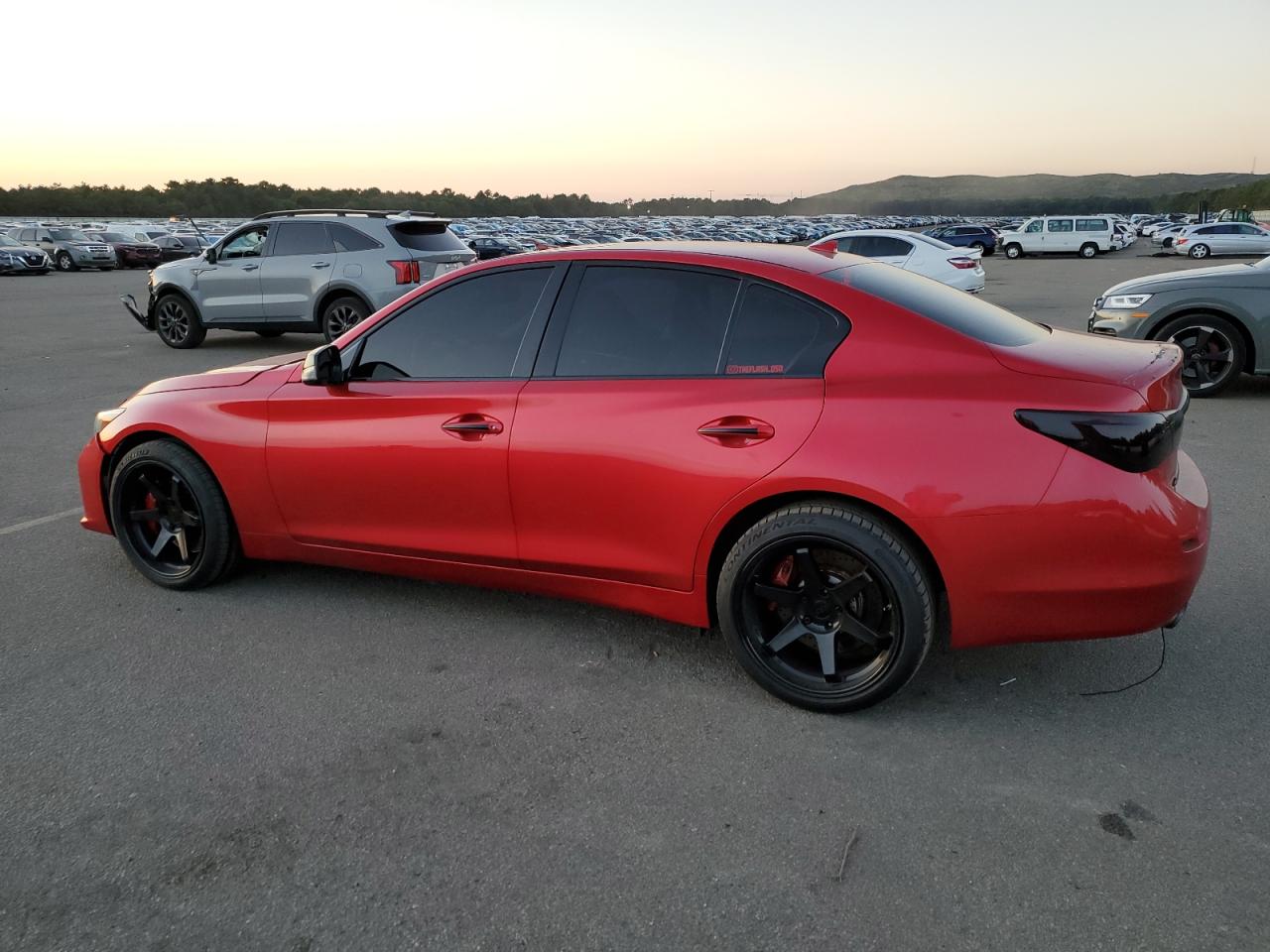 Image 2 of 2017 INFINITI Q50 RED SPORT 400 2017 with VIN JN1FV7AR9HM871004