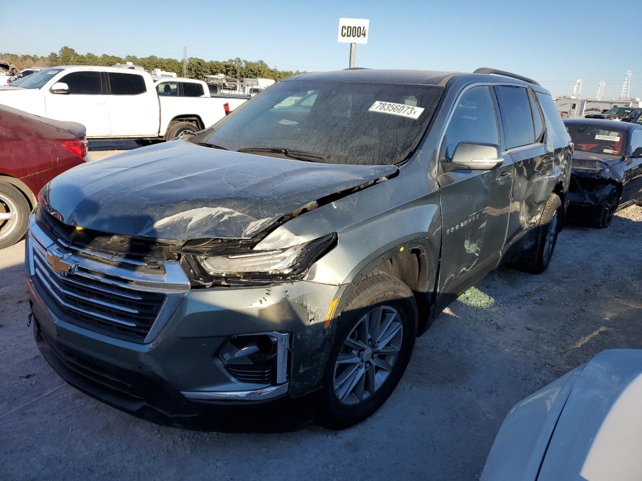 Изображение 1 2023 CHEVROLET TRAVERSE LT 2023 с VIN 1GNEVGKW2PJ195791