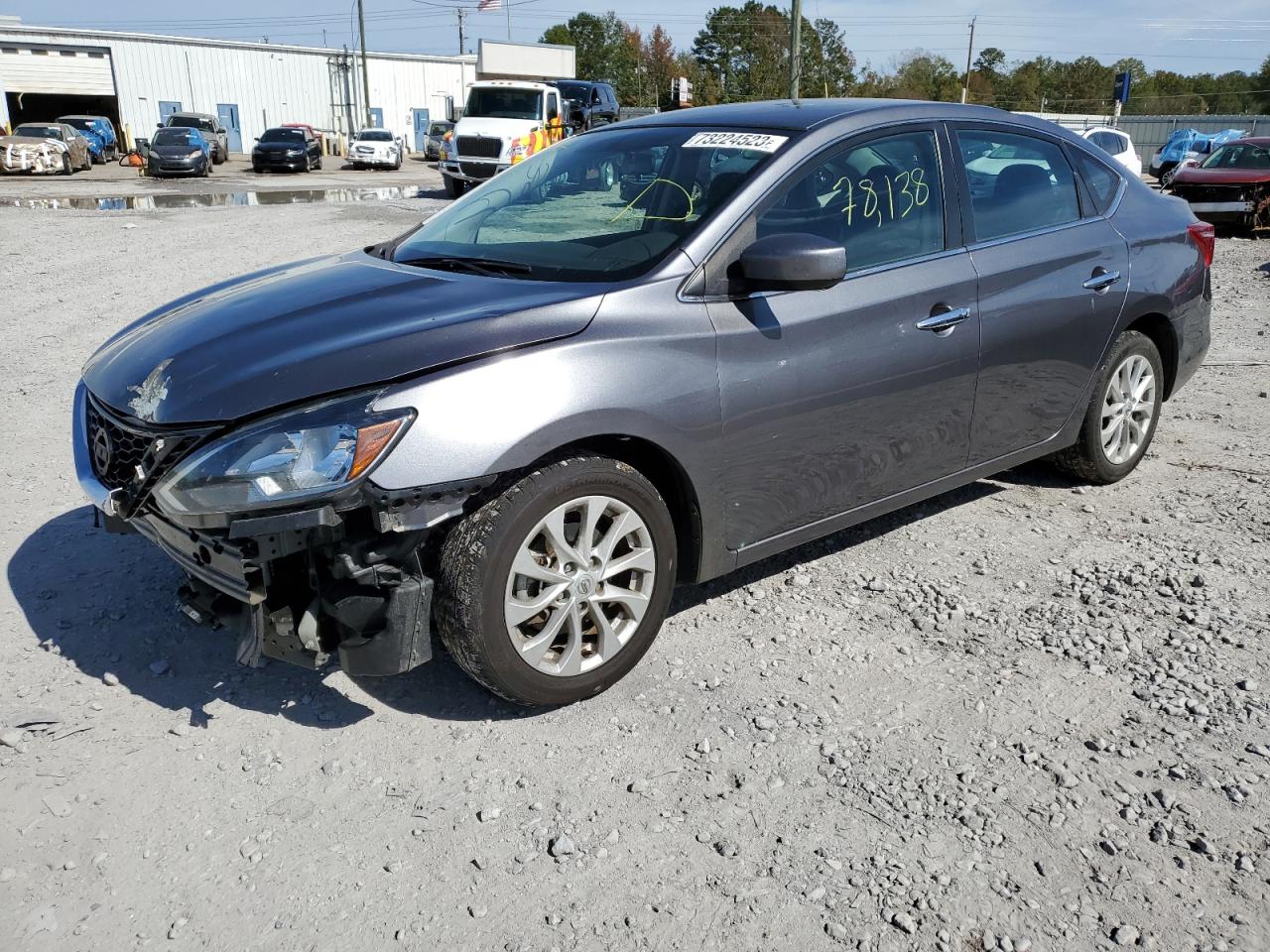 Image 1 of 2019 NISSAN SENTRA S 2019 with VIN 3N1AB7APXKY428477