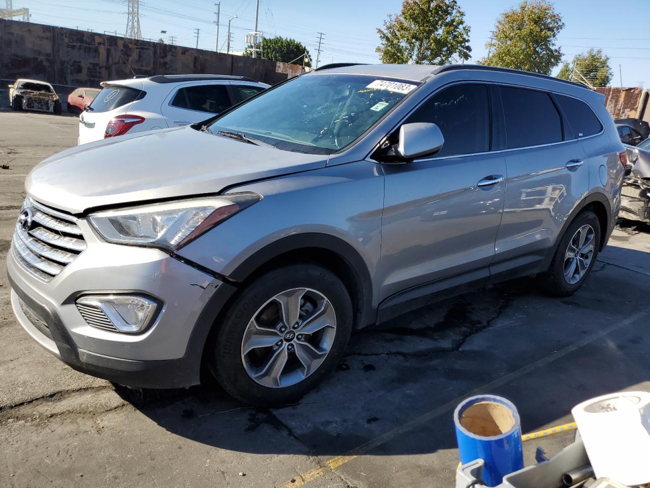 Image 1 of 2016 HYUNDAI SANTA FE SE 2016 with VIN KM8SM4HF8GU144472