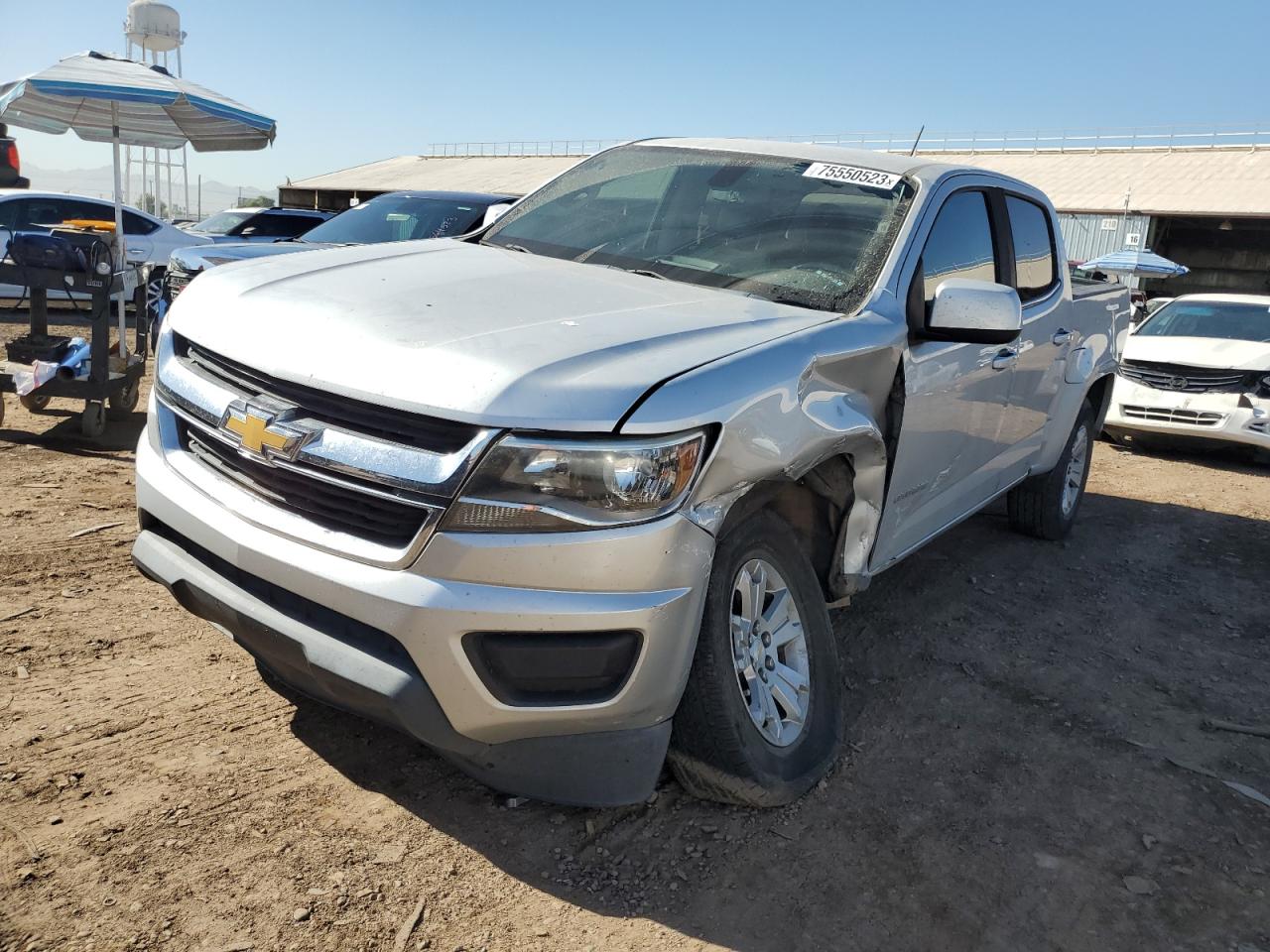 Image 1 of 2018 CHEVROLET COLORADO LT 2018 with VIN 1GCGSCEN1J1288539