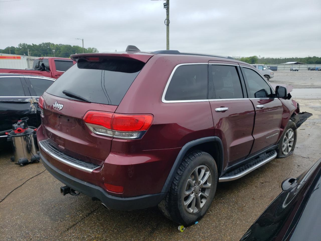 Image 3 of 2016 JEEP GRAND CHEROKEE LIMITED 2016 with VIN 1C4RJFBG2GC404914