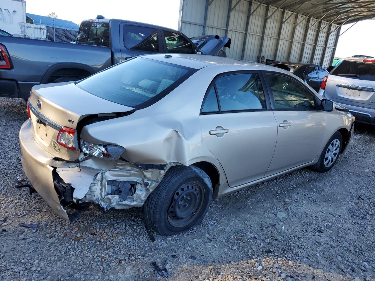 Image 3 of 2011 TOYOTA COROLLA BASE 2011 with VIN 2T1BU4EE4BC570486