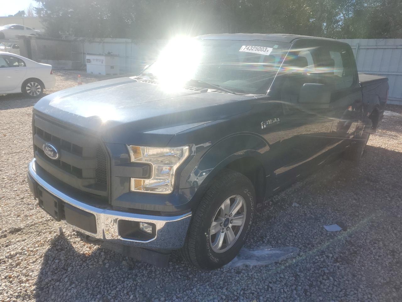 Image 1 of 2017 FORD F150 SUPERCREW 2017 with VIN 1FTEW1EF8HFA08055