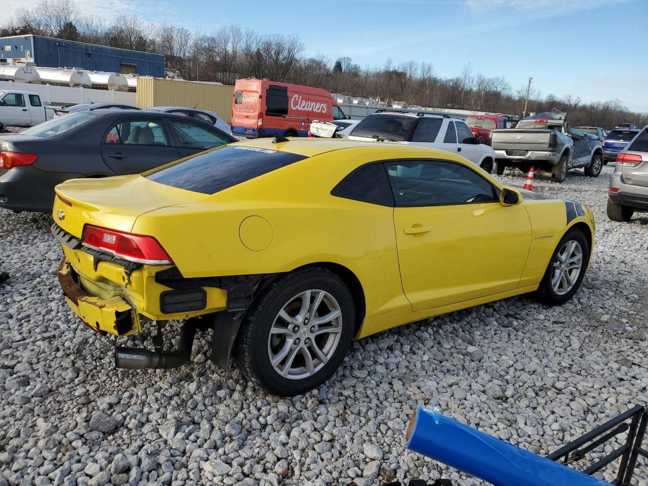 Image 3 of 2014 CHEVROLET CAMARO LS 2014 with VIN 2G1FE1E30E9172670