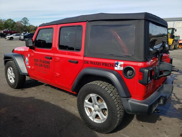 Изображение 2 2018 JEEP WRANGLER UNLIMITED SPORT 2018 с VIN 1C4HJXDG5JW150278