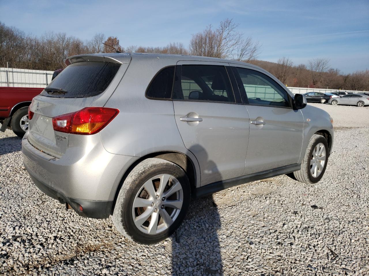 Image 3 of 2014 MITSUBISHI OUTLANDER SPORT ES 2014 with VIN 4A4AP3AUXEE010279