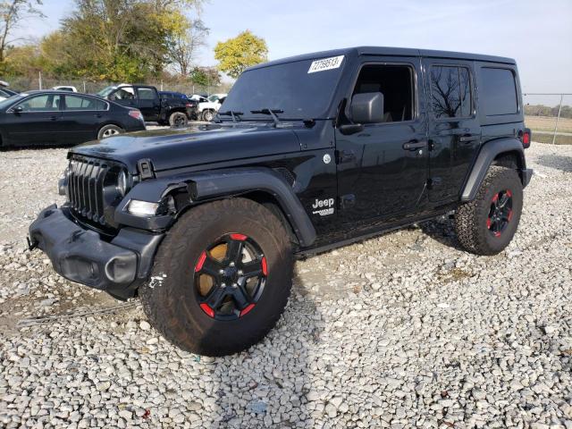 Image 1 of 2019 JEEP WRANGLER UNLIMITED SPORT 2019 with VIN 1C4HJXDG6KW632775