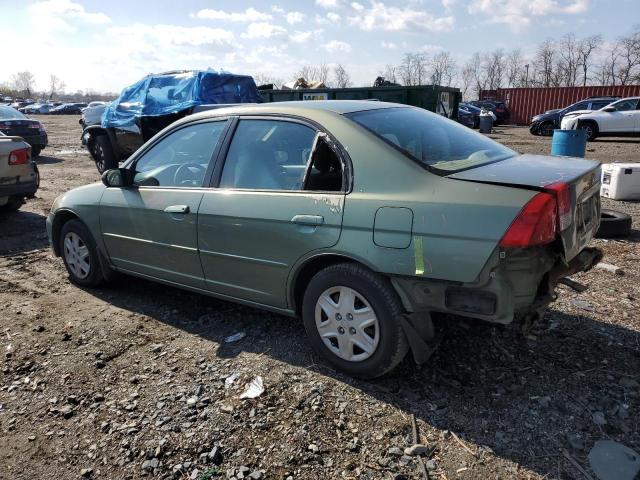 Изображение 2 2003 HONDA CIVIC LX 2003 с VIN 2HGES16563H533285