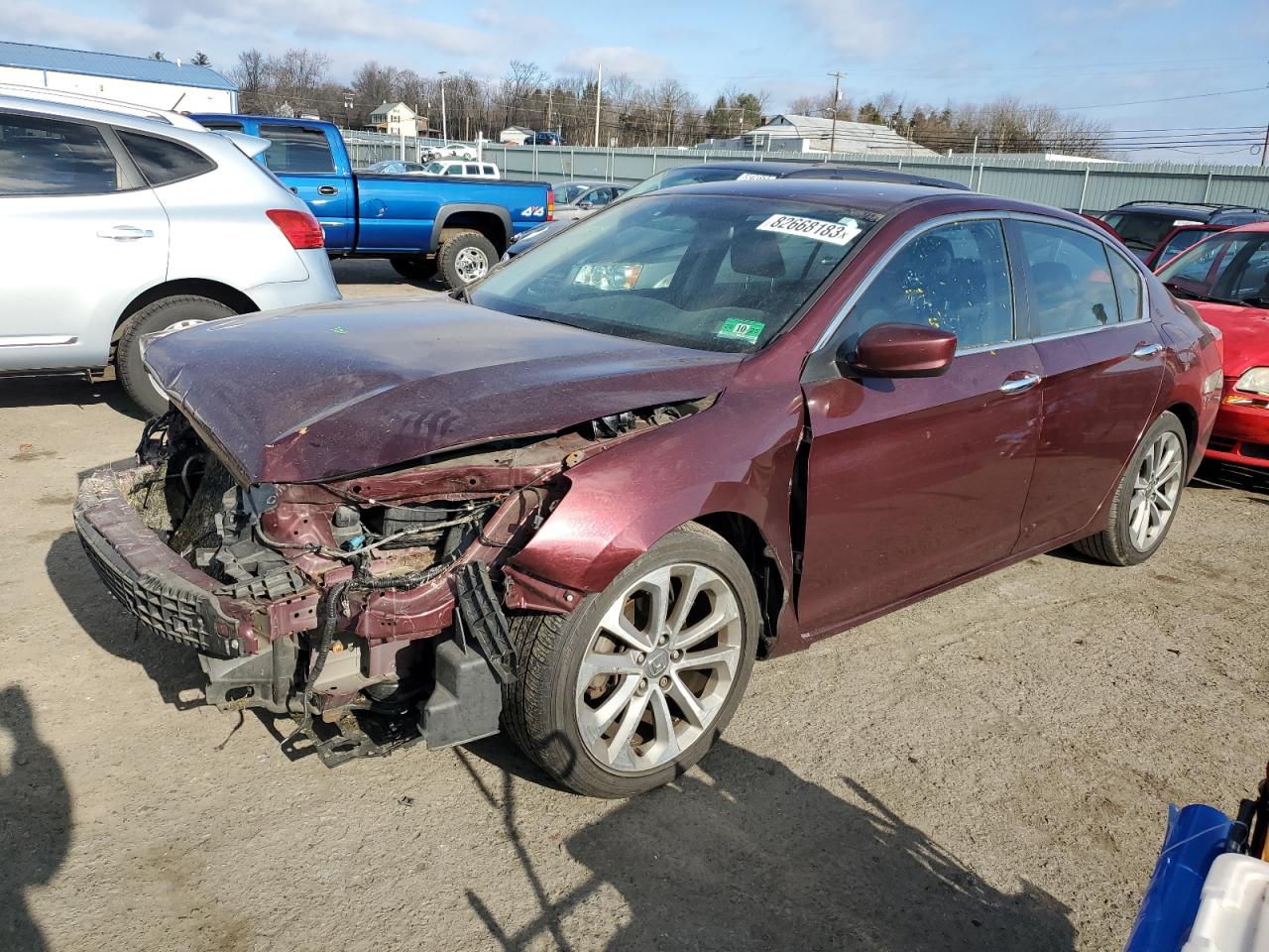 Obraz 1 z 2014 HONDA ACCORD SPORT 2014 z VIN 1HGCR2F57EA252882
