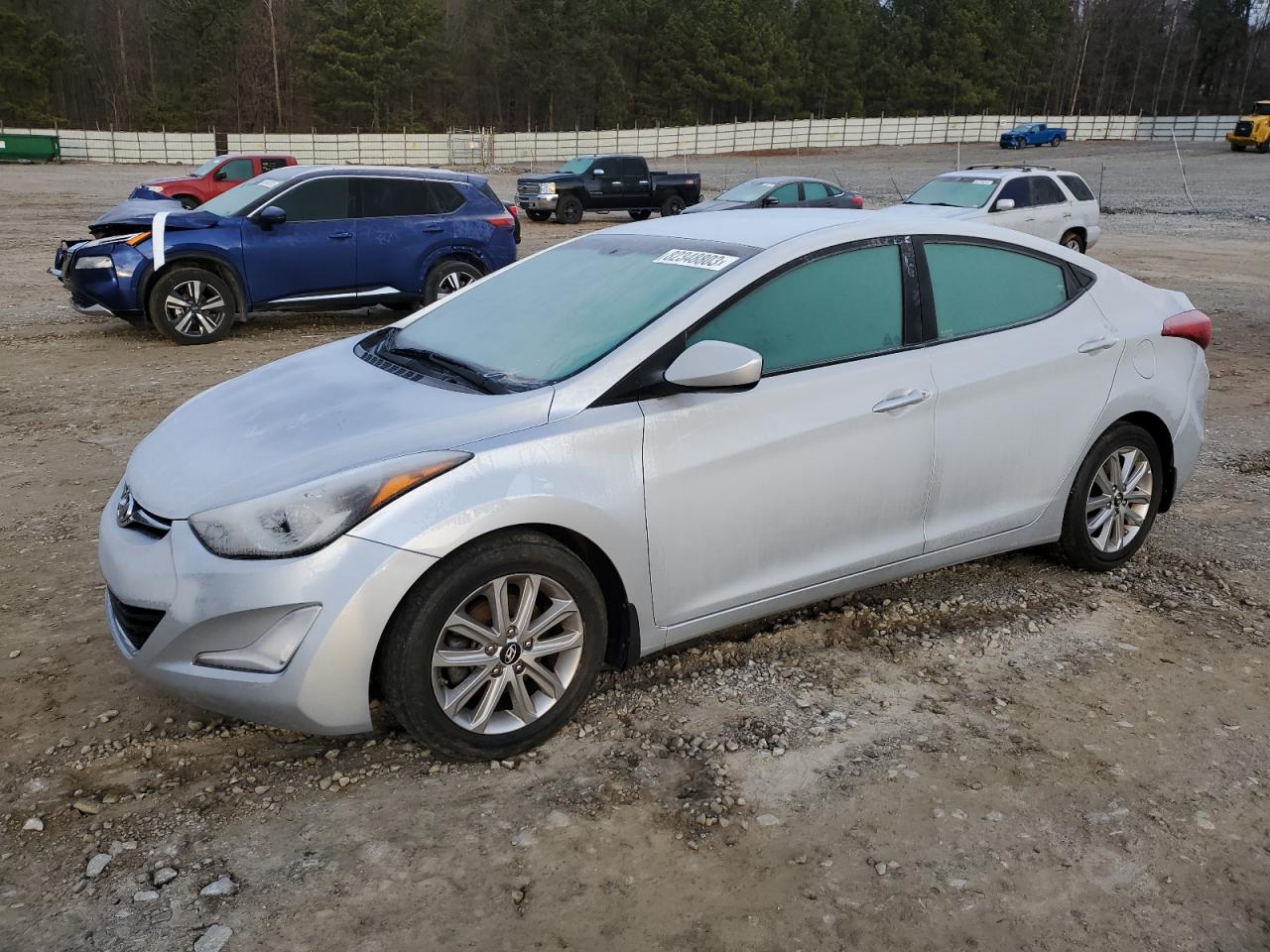 Image 1 of 2014 HYUNDAI ELANTRA SE 2014 with VIN 5NPDH4AE7EH477711