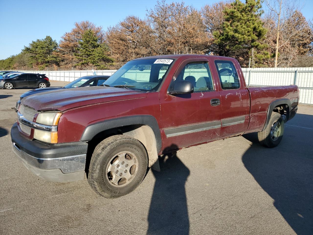 Image 1 of 2003 CHEVROLET SILVERADO K1500 2003 with VIN 1GCEK19V83E344445