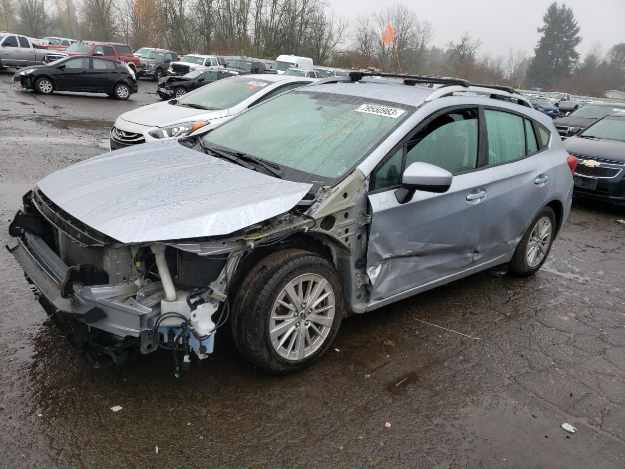 Image 1 of 2018 SUBARU IMPREZA PREMIUM PLUS 2018 with VIN 4S3GTAD63J3748073