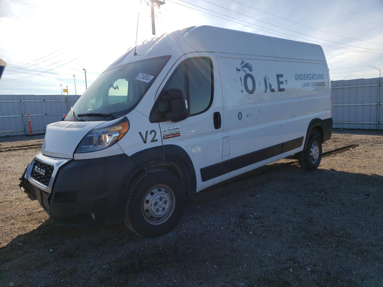 Image 1 of 2021 RAM PROMASTER 2500 2500 HIGH 2021 with VIN 3C6LRVDG1ME590981
