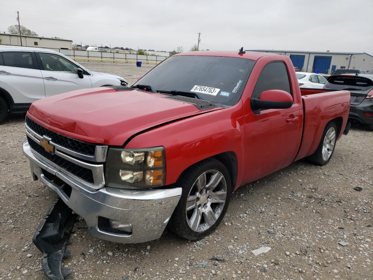 Image 1 of 2008 CHEVROLET SILVERADO C1500 2008 with VIN 1GCEC14X28Z291893