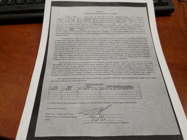 Image 2 of 2006 CWLN TRAILER 2006 with VIN 4X4TCKD266P005497