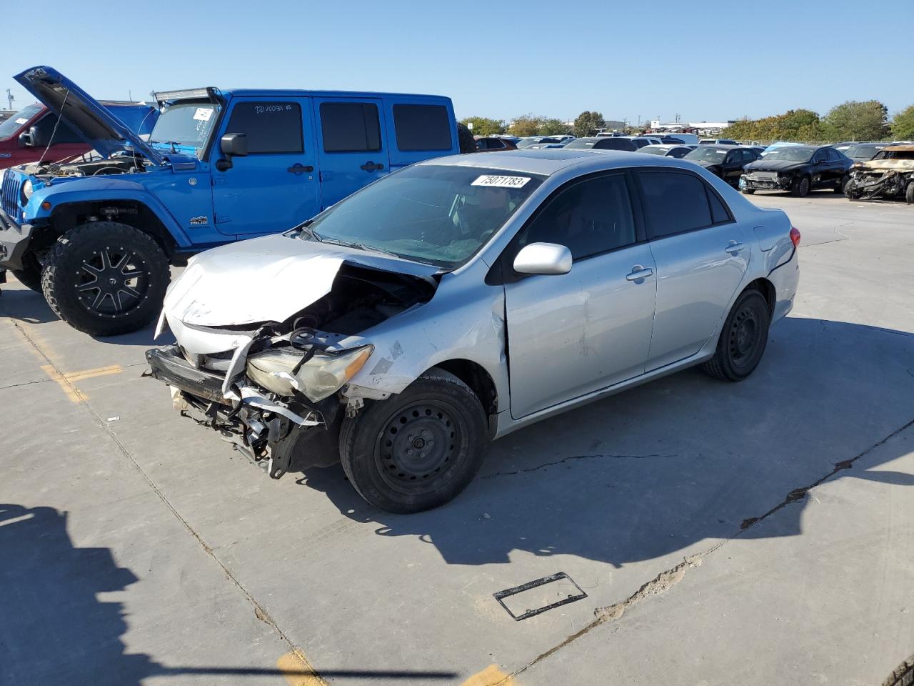 Image 1 of 2011 TOYOTA COROLLA BASE 2011 with VIN 2T1BU4EE6BC540809