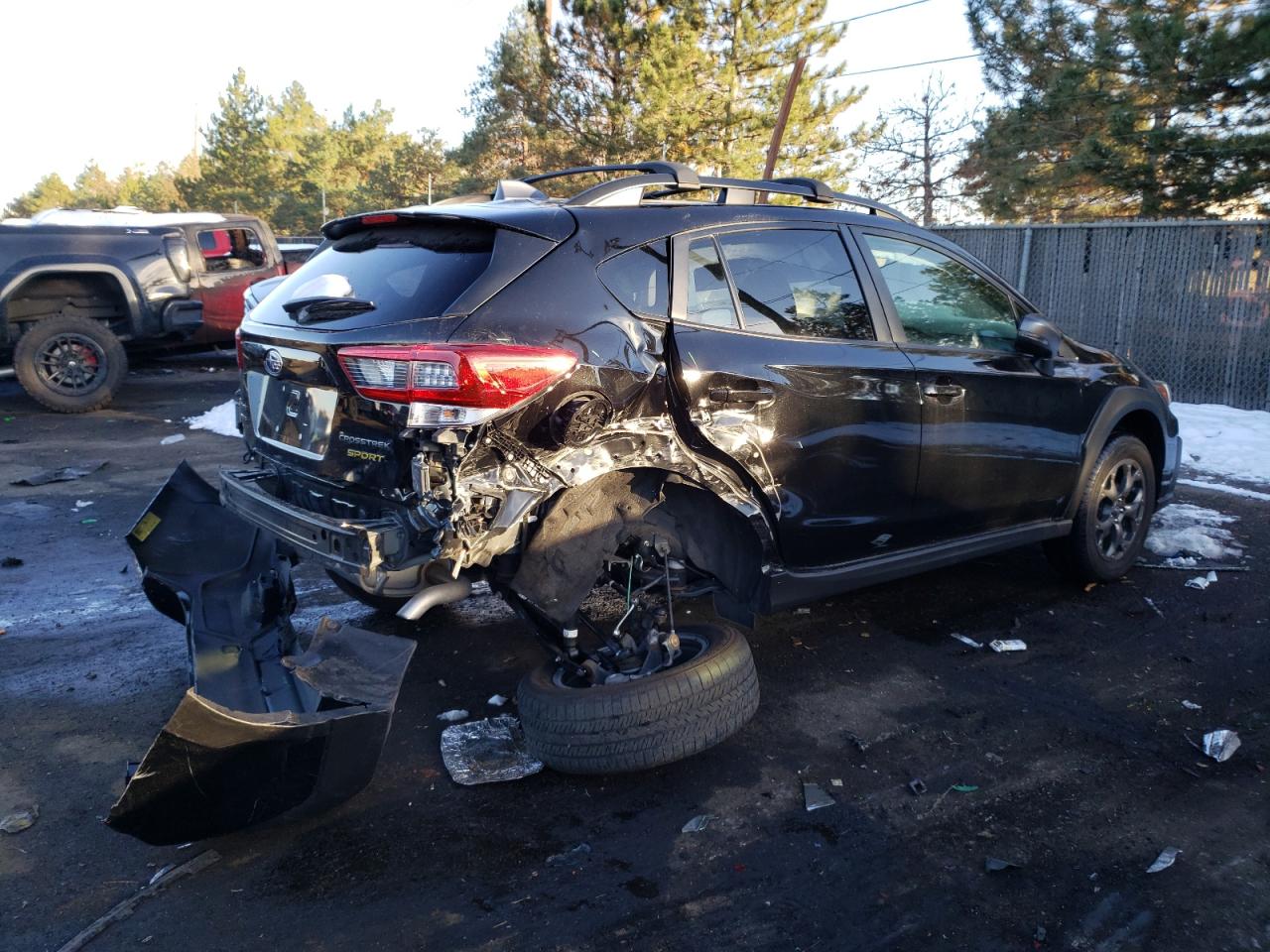 Image 3 of 2022 SUBARU CROSSTREK SPORT 2022 with VIN JF2GTHSC9NH270317