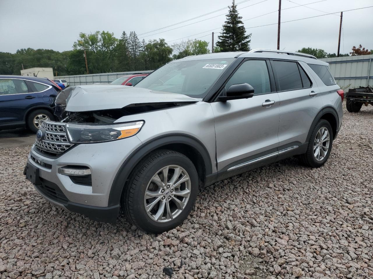 Image 1 of 2021 FORD EXPLORER LIMITED 2021 with VIN 1FMSK8FH4MGC15033