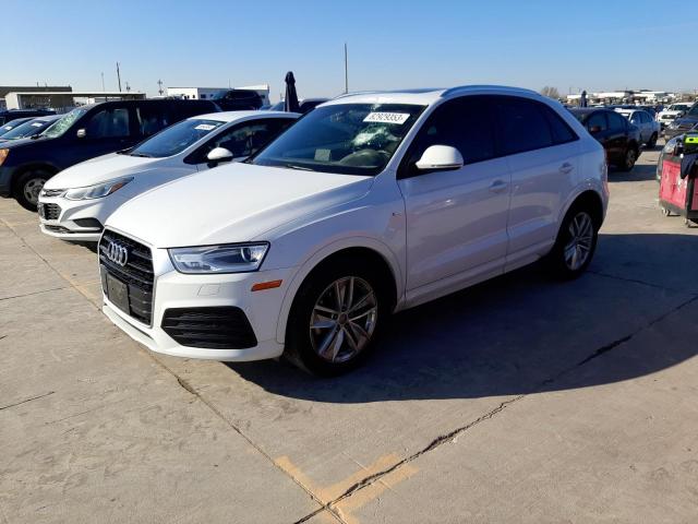 Image 1 of 2018 AUDI Q3 PREMIUM 2018 with VIN WA1ECCFS7JR006893