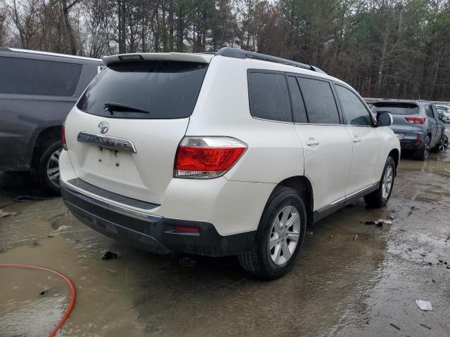 Image 3 of 2013 TOYOTA HIGHLANDER BASE 2013 with VIN 5TDZK3EH0DS139873