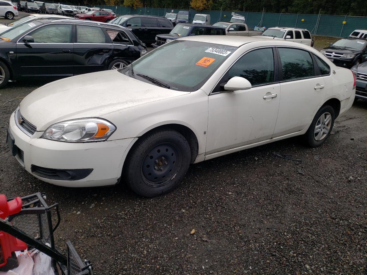 Image 1 of 2008 CHEVROLET IMPALA LS 2008 with VIN 2G1WB58KX81201906