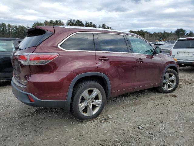 Image 3 of 2015 TOYOTA HIGHLANDER LIMITED 2015 with VIN 5TDDKRFHXFS207904