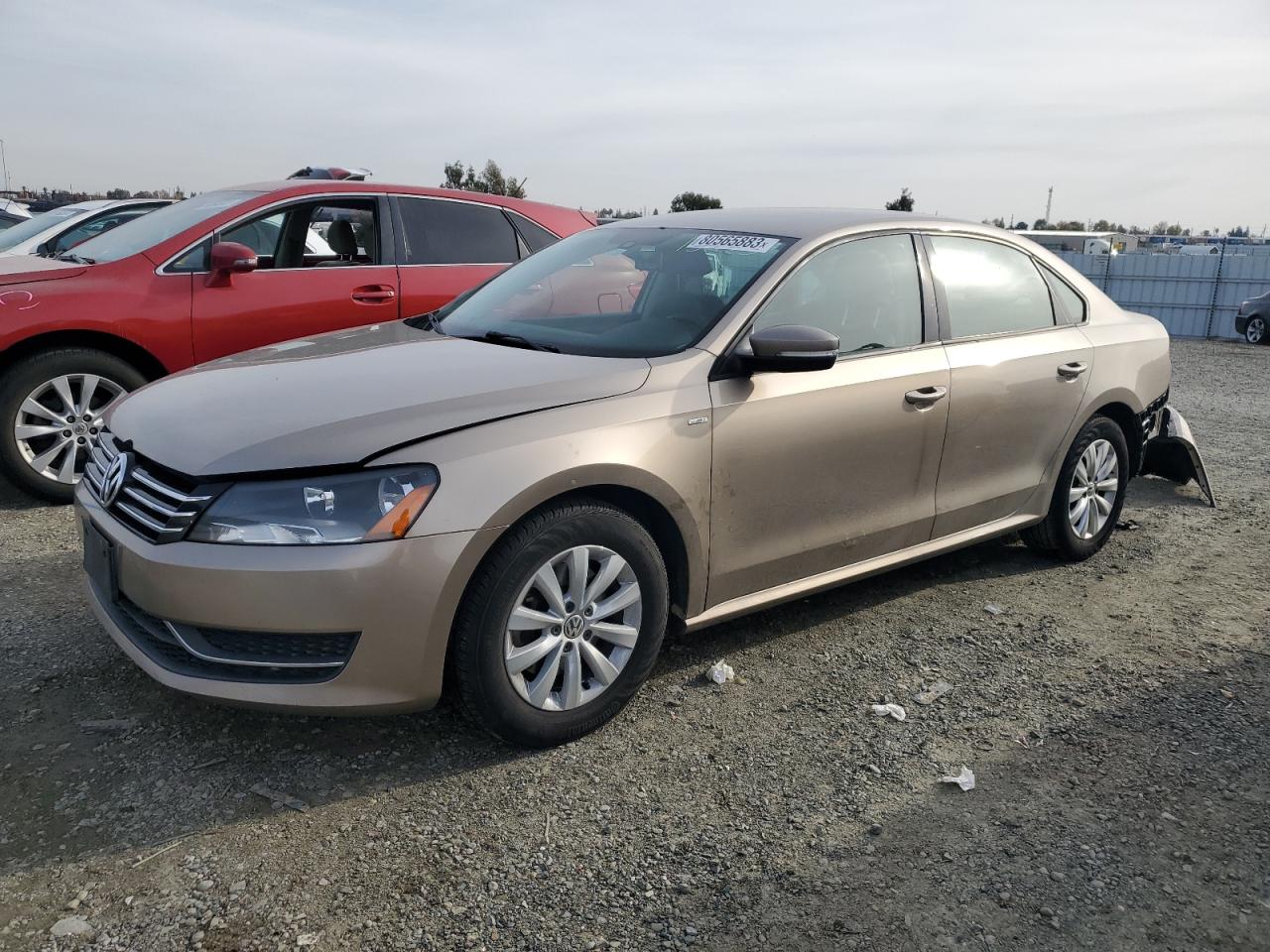 Image 1 of 2015 VOLKSWAGEN PASSAT S 2015 with VIN 1VWAT7A33FC054961
