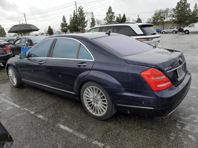 Image 2 of 2010 MERCEDES-BENZ S 550 2010 with VIN WDDNG7BBXAA297465