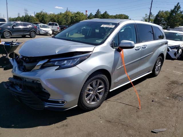 Obraz 1 z 2021 TOYOTA SIENNA XLE 2021 z VIN 5TDYSKFC5MS009306