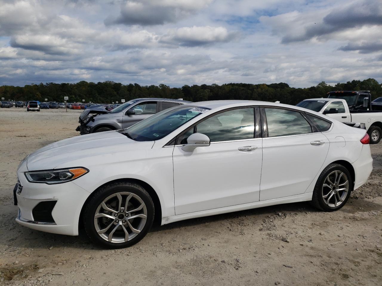 Image 1 of 2020 FORD FUSION SEL 2020 with VIN 3FA6P0CD1LR206412