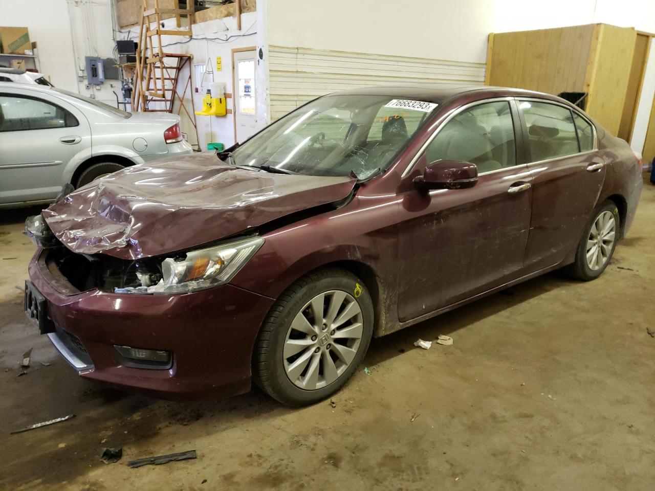 Image 1 of 2015 HONDA ACCORD EXL 2015 with VIN 1HGCR2F81FA009631
