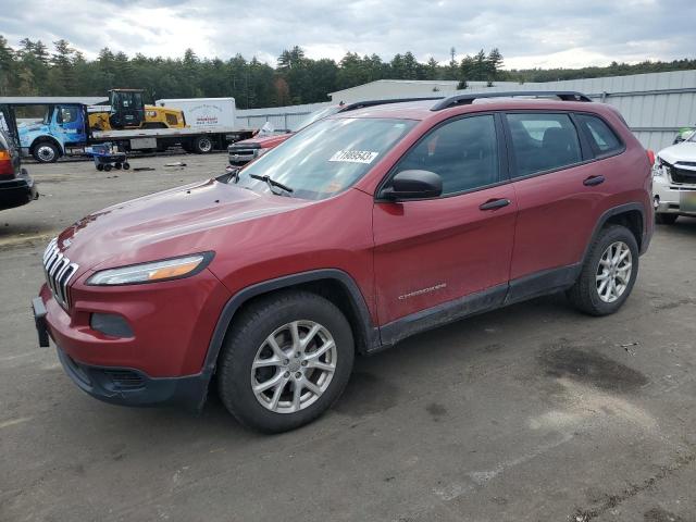 Image 1 of 2015 JEEP CHEROKEE SPORT 2015 with VIN 1C4PJMAB4FW595606