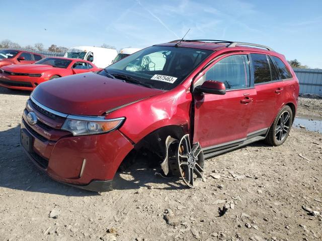 Image 1 of 2014 FORD EDGE SEL 2014 with VIN 2FMDK3J95EBA85753